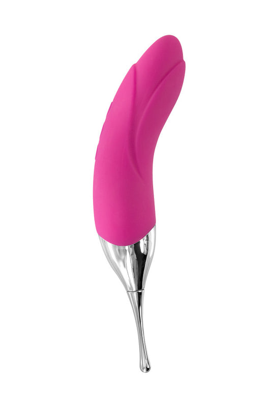 Vibromasseur et Stimulateur de clitoris 2 en 1 rose