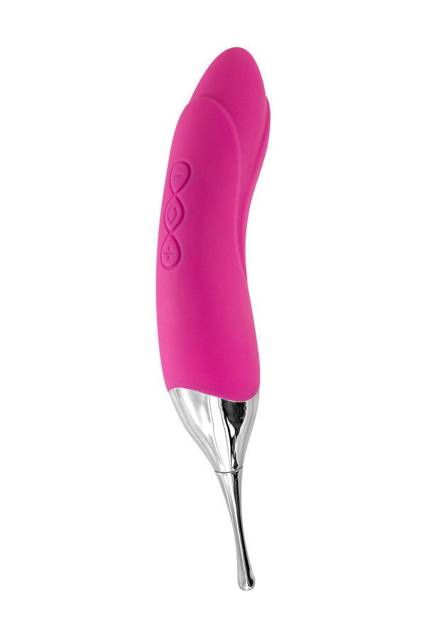 Vibromasseur et Stimulateur de clitoris 2 en 1 rose